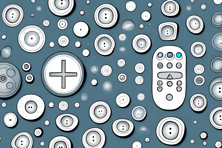 The buttons on an element tv remote control