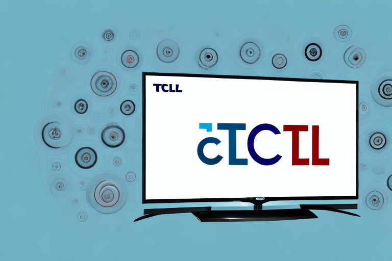 A tcl tv with a control panel and buttons