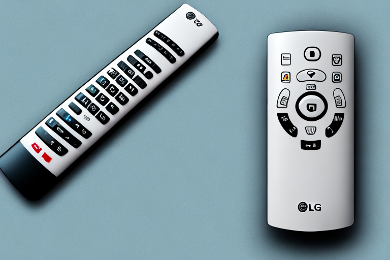 A lg magic remote an-mr20ga remote control connected to a samsung tv