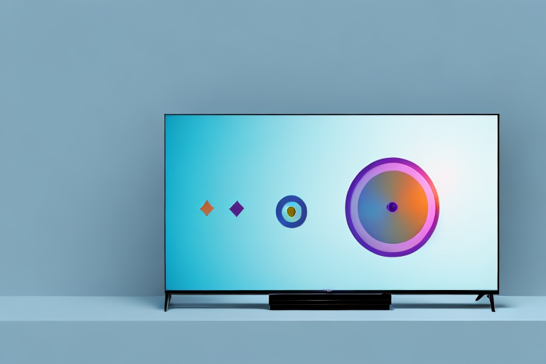 A hisense h8g tv with a chunghop and xfinity remote side-by-side