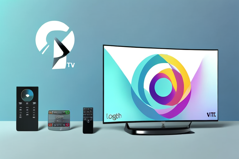 A logitech harmony remote and a vizio xrt300 remote side-by-side