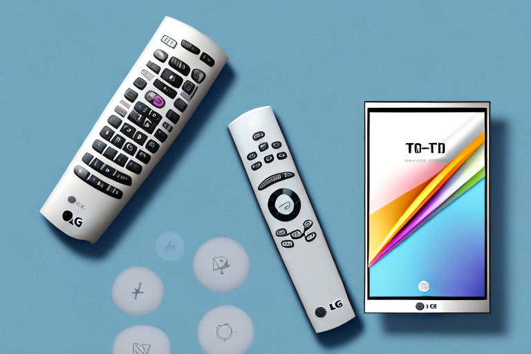 An lg magic remote an-mr21ga and a sony remote side-by-side