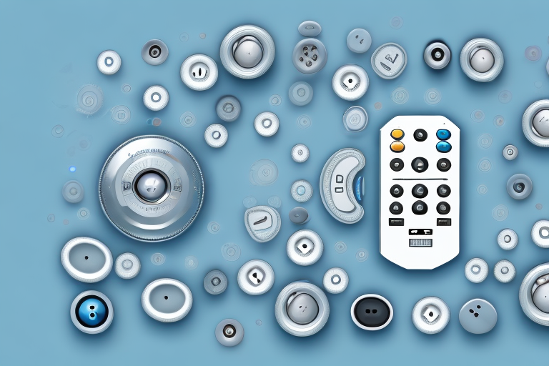 A panasonic universal remote control with its buttons and functions