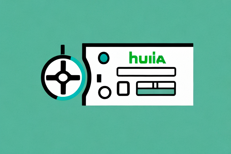 A remote control with the hulu logo on it